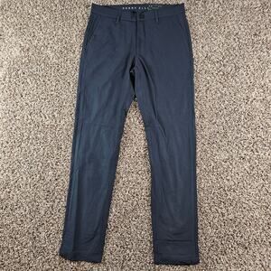 Perry Ellis Mens Sz 30x32 Slimfit Stretch Navy Blue Dress Pants Slim leg NEW